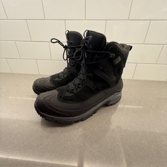 Sz13 WIDE Columbia Mens Black Bugaboots Snow/Work Waterproof Winter Boots BM1544 main image 5